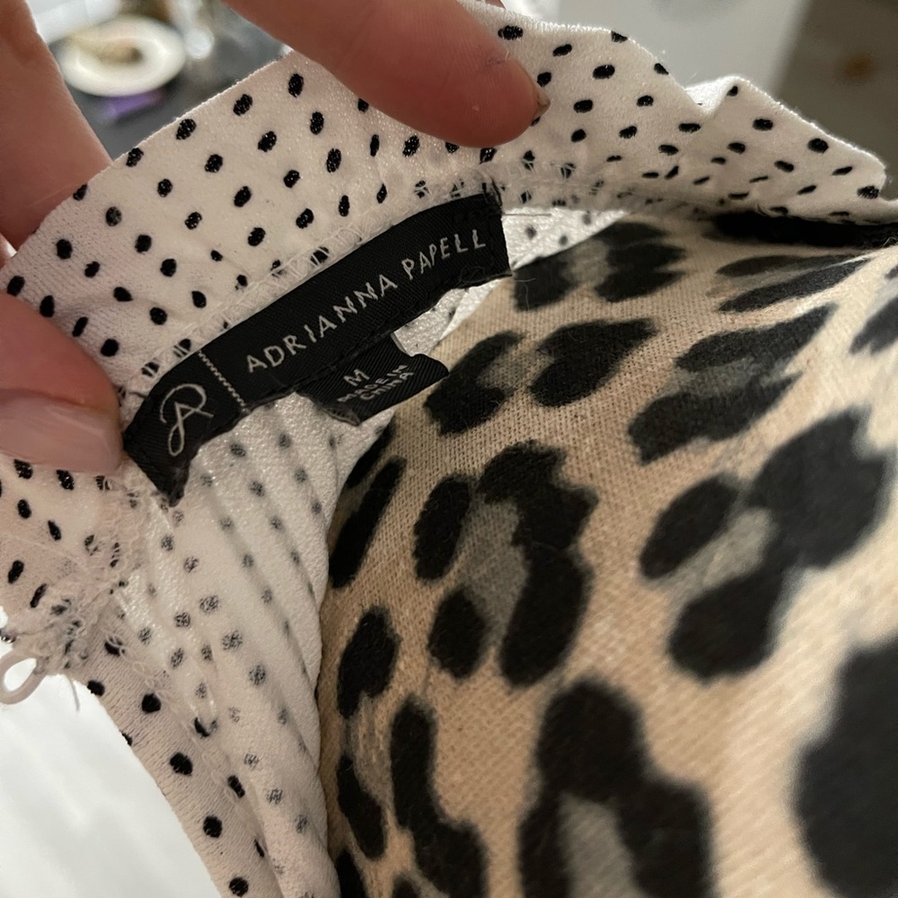 POLKA DOTTED DRESSY TOP - Picture 5 of 5